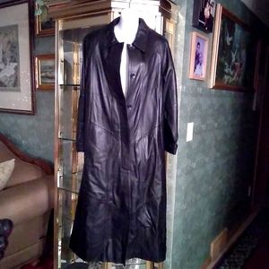 Valerie Stevens Leather Coat